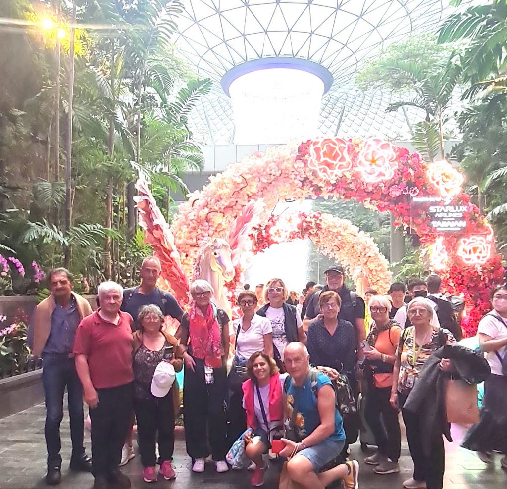 All'aeroporto di Singapore